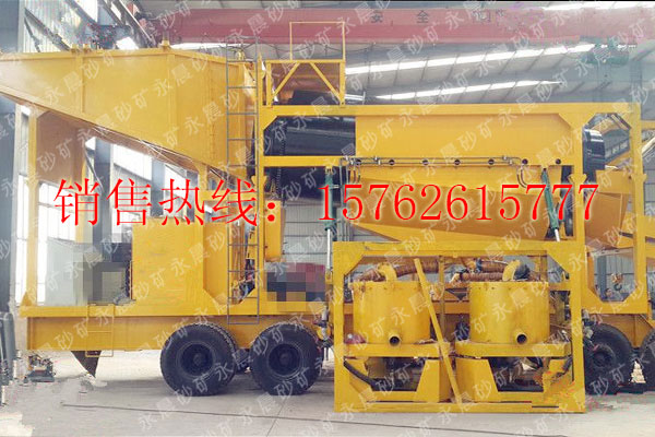 简析淘金设备之移动式淘金车(图1) 简析淘金设备之移动式淘金车(图1)